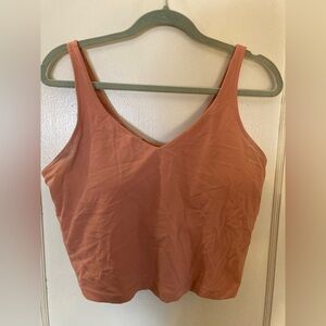 Lululemon Align Tank, Pink Savannah, size 16
